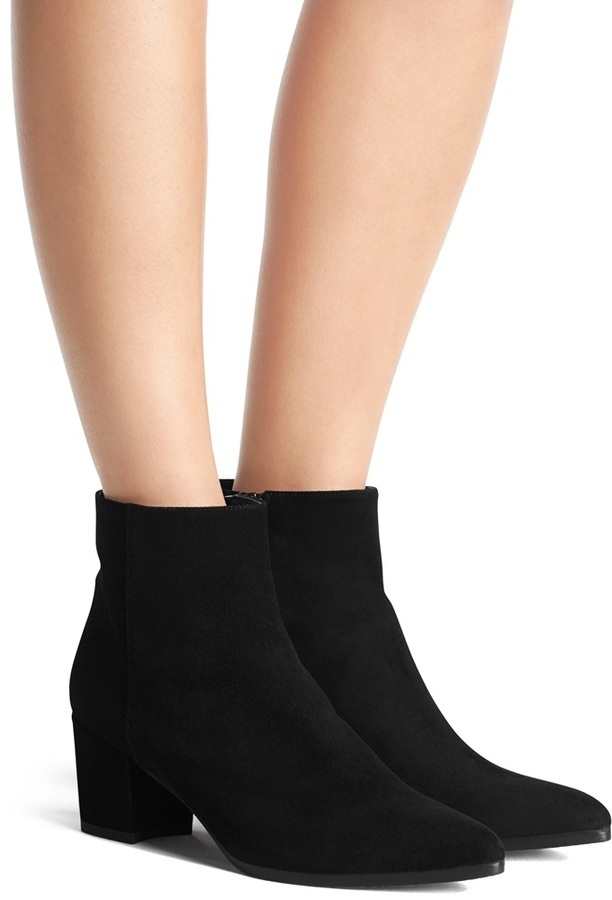 Stuart weitzman zepher suede sale bootie