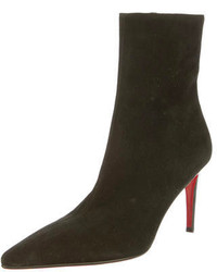 Christian Louboutin Suede Ankle Boots