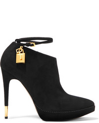 Tom Ford Suede Ankle Boots Black