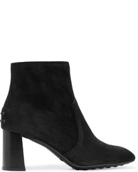 Tod's Suede Ankle Boots Black