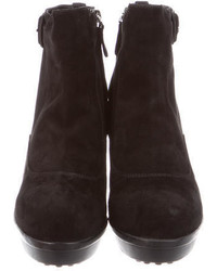 Tod's Suede Ankle Boots W Tags