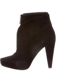 Proenza Schouler Suede Pointed Toe Ankle Boots