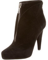 Proenza Schouler Suede Round Toe Ankle Boots