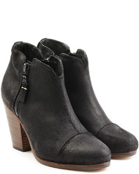 Rag & Bone Waxed Suede Ankle Boots