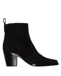 Ganni Western Style Ankle Boots