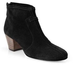 Aquatalia by Marvin K Xcellent Perforated Suede Ankle Boots 375