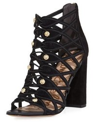 Sam Edelman Yeager Military Caged Open Toe Bootie