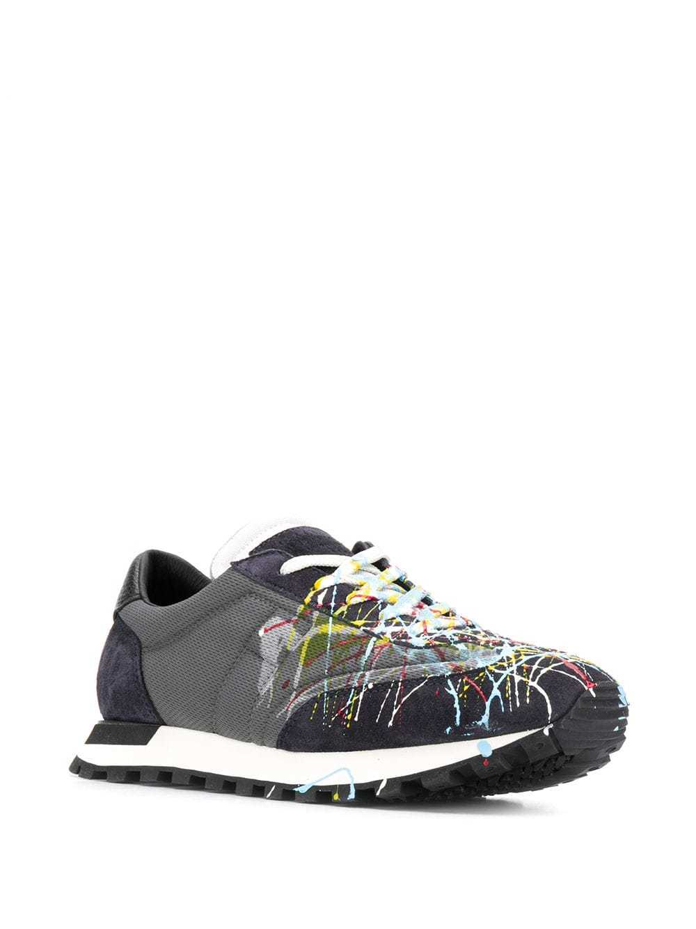 Maison Margiela Paint Splattered Runner Sneakers, $595 | farfetch.com ...