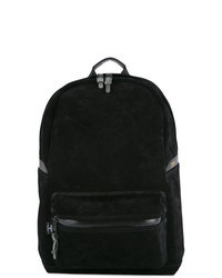 Black Suede Backpack