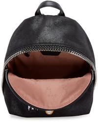 Stella McCartney Black Small Falabella All Is Love Backpack