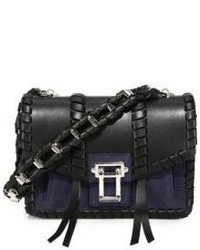 Proenza Schouler Hava Leather Suede Chain Shoulder Bag