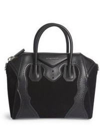Givenchy Small Antigona Leather Suede Satchel