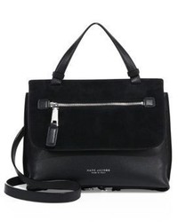 Marc Jacobs Waverly Small Leather Suede Top Handle Satchel