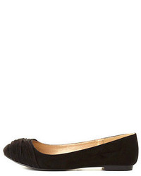 Charlotte Russe Ruched Toe Ballet Flats
