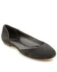 Dolce Vita Laci Black Suede Ballet Flats Shoes Newdisplay Uk 5