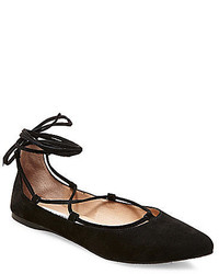 Steve Madden Eleanorr Lace Up Almond Toe Flats