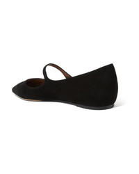 Tabitha Simmons Hermione Suede Point Toe Flats