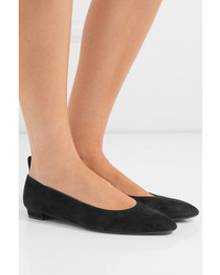 The Row Lady Di Suede Ballet Flats