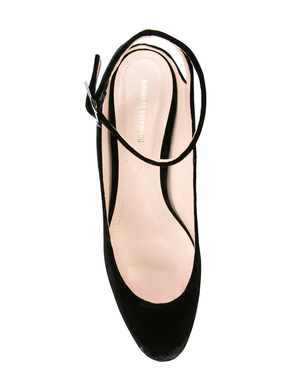 Nicholas Kirkwood Black Suede Lola Pearl Sandals Nicholas Kirkwood