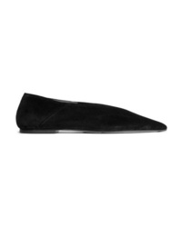 Aeyde Moa Suede Point Toe Flats