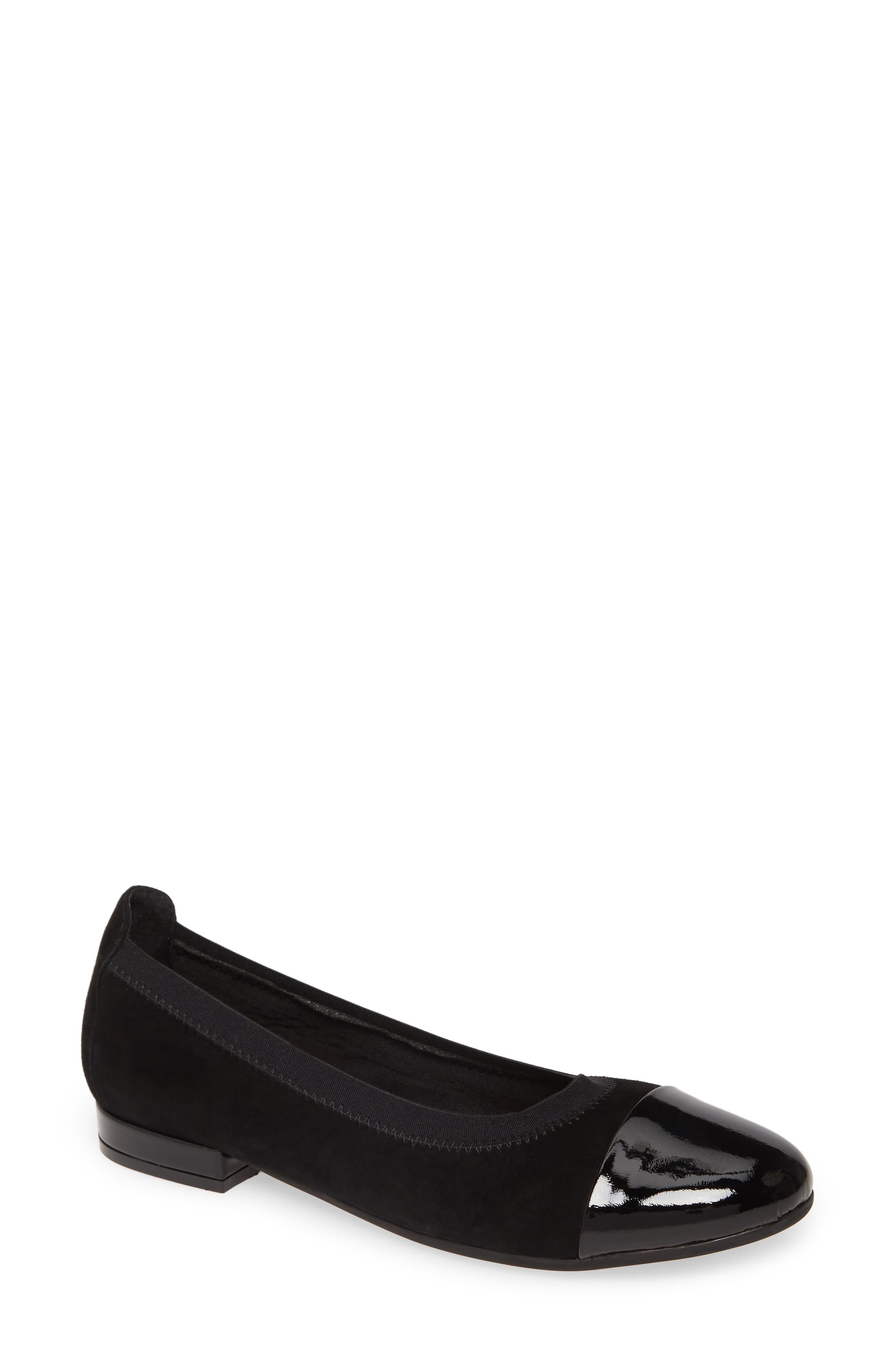 David Tate Nicole Cap Toe Flat, $114 | Nordstrom | Lookastic