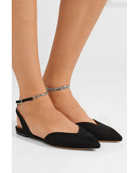 Tabitha Simmons Vera Med Suede Point Toe Flats