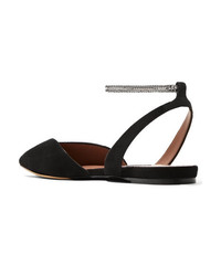 Tabitha Simmons Vera Med Suede Point Toe Flats