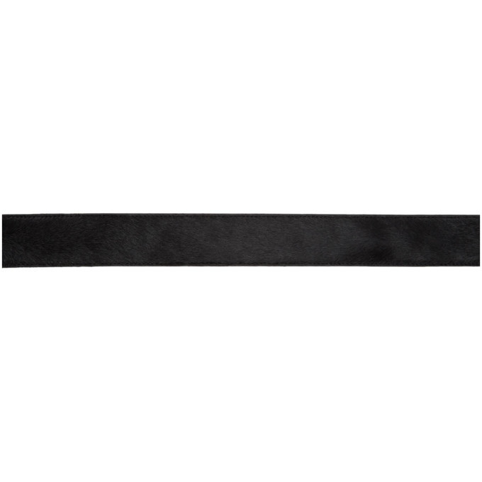 Dries Van Noten Black Pony Hair Belt, $177 | SSENSE | Lookastic