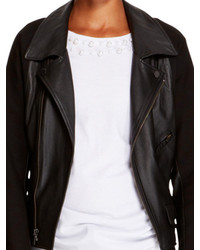 DKNY Moto Leather Jacket