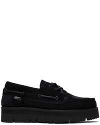White Mountaineering Black Danner Edition Suede Oxfords