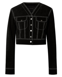 Marc Jacobs Cropped Suede Jacket