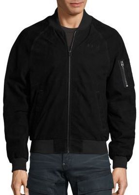 G Star G Star Raw Attacc Suede Bomber, $186 | Saks Fifth Avenue | Lookastic