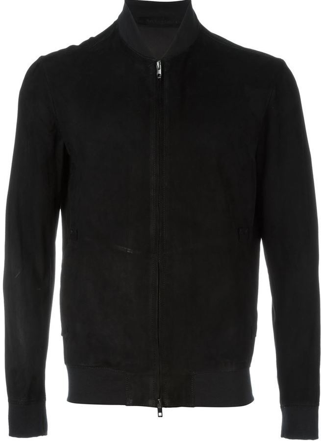 Salvatore Santoro Leather Bomber Jacket, $972 | farfetch.com | Lookastic