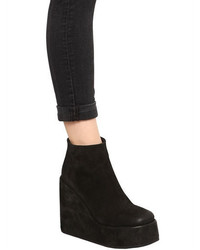 Marsèll 110mm Tofu Suede Wedge Boots