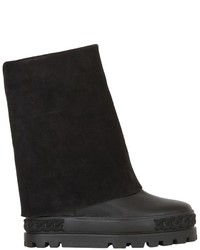 Casadei 120mm Suede Leather Wedged Boots