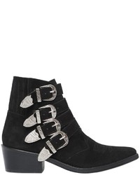 Toga Pulla 50mm Suede Boots W Buckles