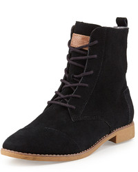 Toms Alboot Suede Ankle Boot Black