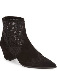 Topshop Alegra Lace Pointy Toe Boot