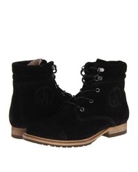 Armani Jeans Suede Lace Up Boot Lace Up Boots