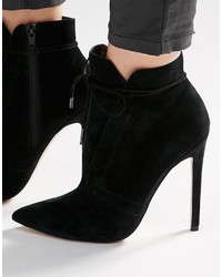Asos Eddie Suede Pointed Lace Up Boots