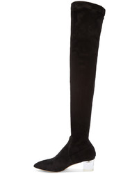Charlotte Olympia Black Suede Endless Boots