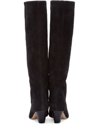 Isabel Marant Black Suede Robby Boots