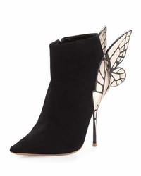 Sophia Webster Chiara 3d Butterfly Wing Boot Black