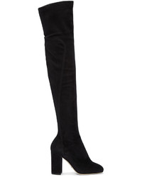 Dolce & Gabbana Dolce And Gabbana Black Suede Tall Boots