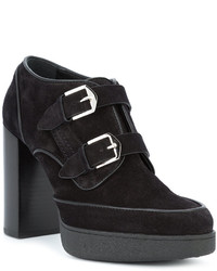 Tod's Double Buckle Platform Ankle Boots