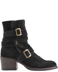 Fiorentini+Baker Fiorentini Baker Buckled Suede Mid Height Boots
