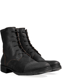Fiorentini+Baker Fiorentini Baker Suede Lace Up Boots In Black
