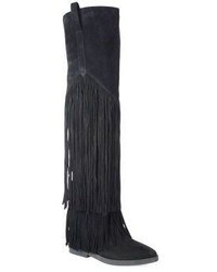 Ash Gipsy Tall Fringed Suede Boots