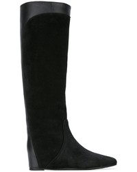 Lanvin Pull On Contrast Panel Boots
