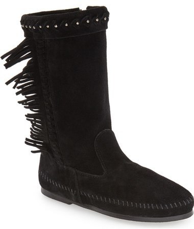 minnetonka luna fringe boot